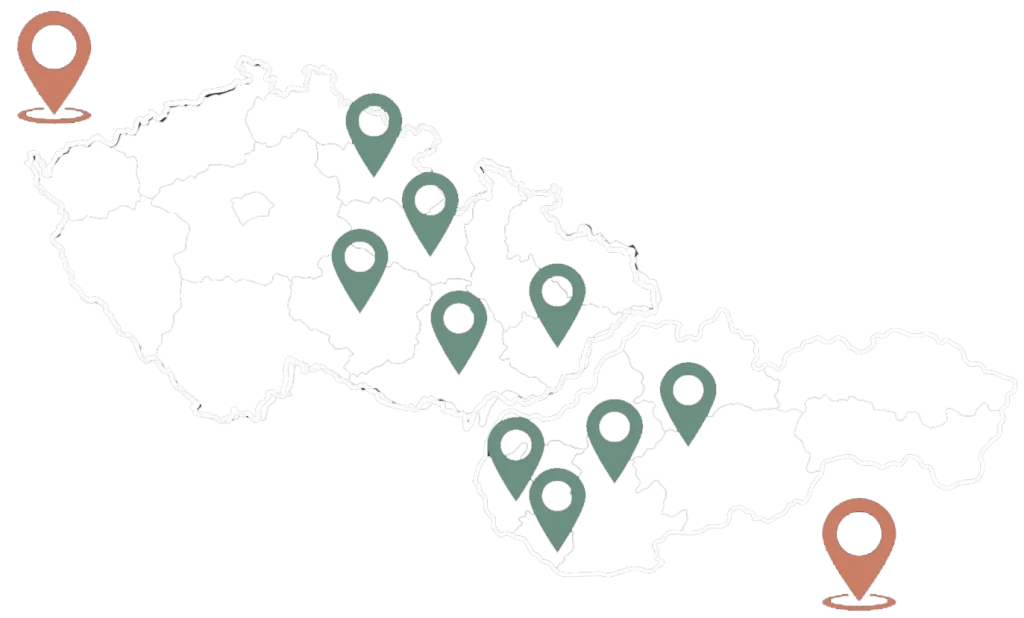 Living labs - Mapa